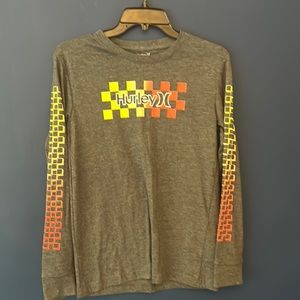 NWOT Hurley grey long sleeve tee youth large